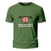 Makeup nhi, mindset strong hona Embroidery Oversize T-shirt