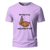 Butter chicken te daaru, saadi life da combo Embroidery Oversize T-shirt