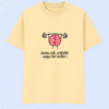 Makeup nhi , mindset strong hona chahida oversize T-shirt