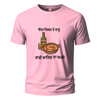 Butter chicken te daaru, saadi life da combo Embroidery Oversize T-shirt