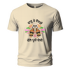 Daru te dosti dono poore desi Embroidery Oversize T-shirt