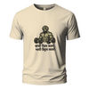 Baaki chill karde, assi grill karde Embroidery Oversize T-shirt