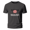Makeup nhi, mindset strong hona Embroidery Oversize T-shirt