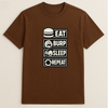 Eat brup sleep repeat oversize T-shirt
