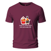 Whisky naal masaledar bite, saadi party always tight Embroidery Oversize T-shirt