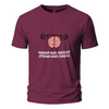 Makeup nhi, mindset strong hona Embroidery Oversize T-shirt