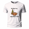Butter chicken te daaru, saadi life da combo Embroidery Oversize T-shirt