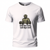 Baaki chill karde, assi grill karde Embroidery Oversize T-shirt
