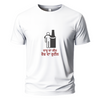 Daaru da scene, roz da routine t-shirt print black Embroidery Oversize T-shirt
