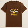 Work hard peg harder oversize T-shirt